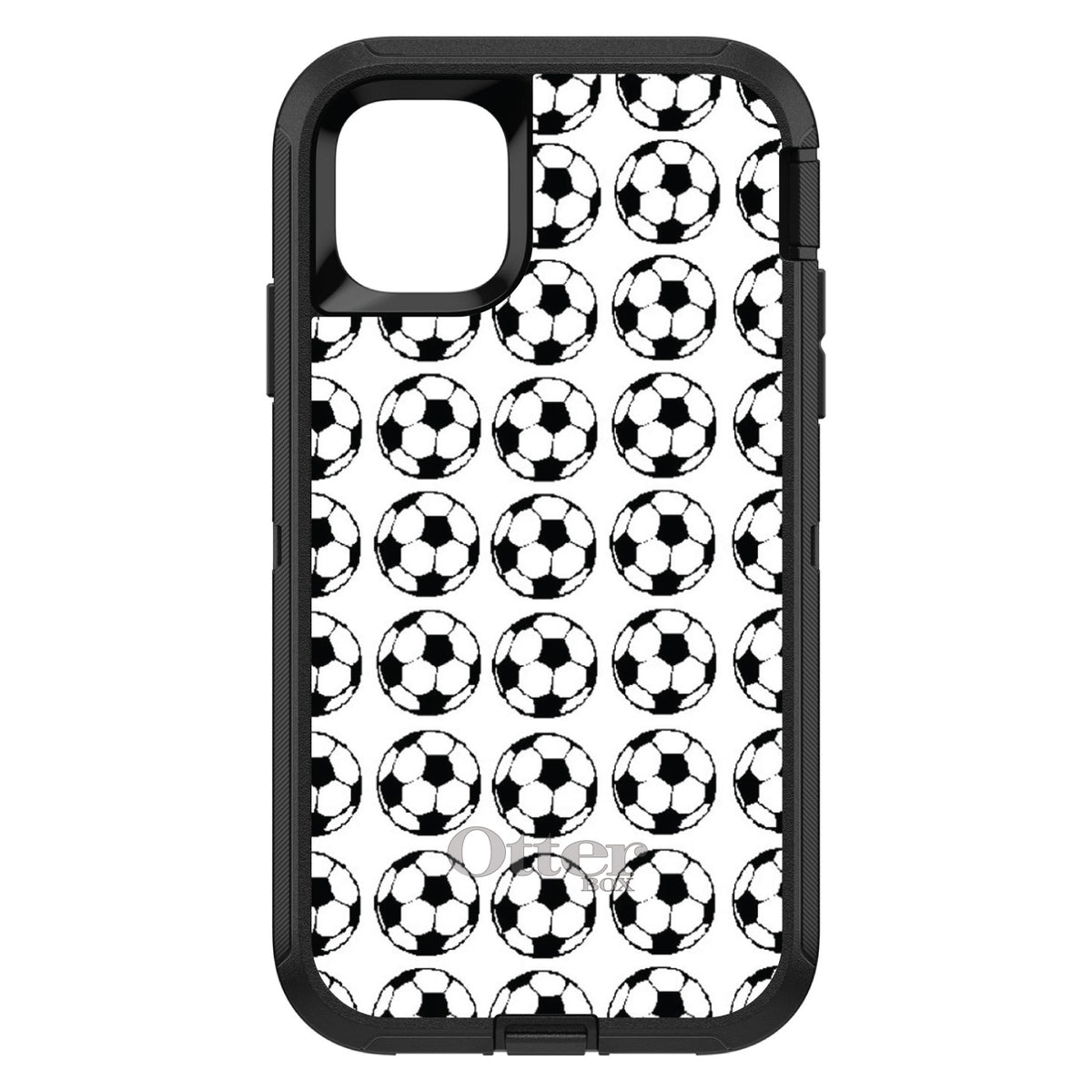 Soccer Balls Drawing OtterBox Defender Case for iPhone & Galaxy, view 2