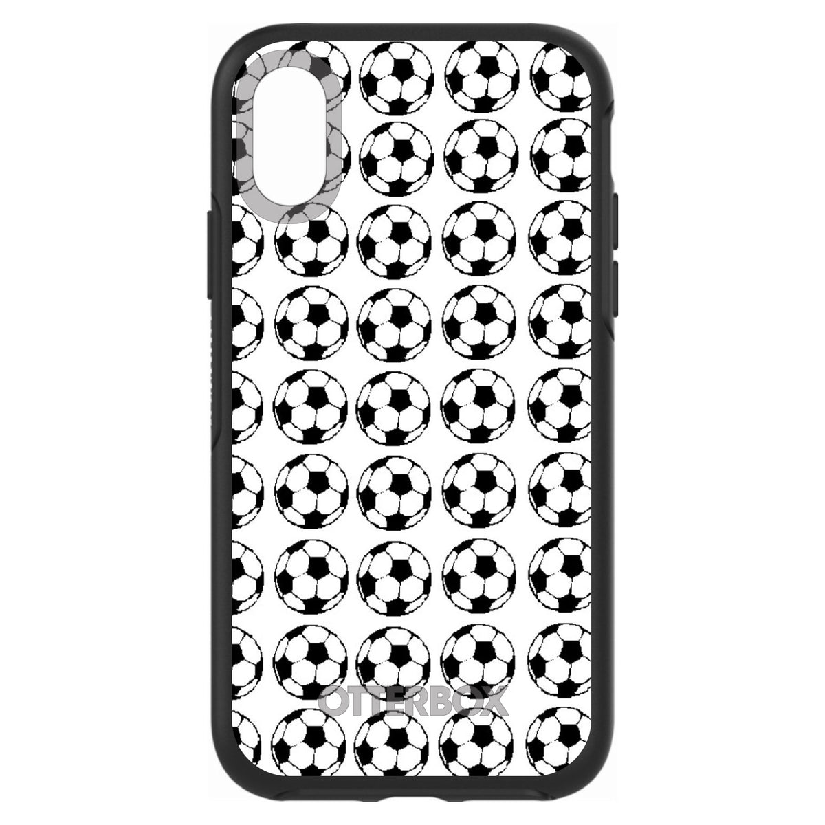 Soccer Balls Drawing OtterBox Symmetry Case for iPhone & Galaxy, view 4