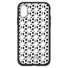 DistinctInk™ OtterBox Symmetry Series Case for Apple iPhone / Samsung Galaxy / Google Pixel - Soccer Balls Drawing