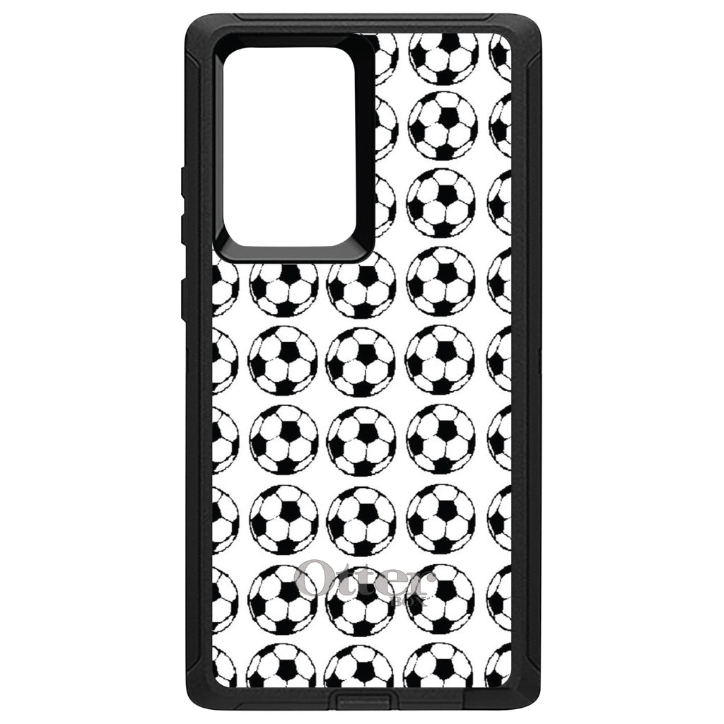 Soccer Balls Drawing OtterBox Defender Case for iPhone & Galaxy, view 13