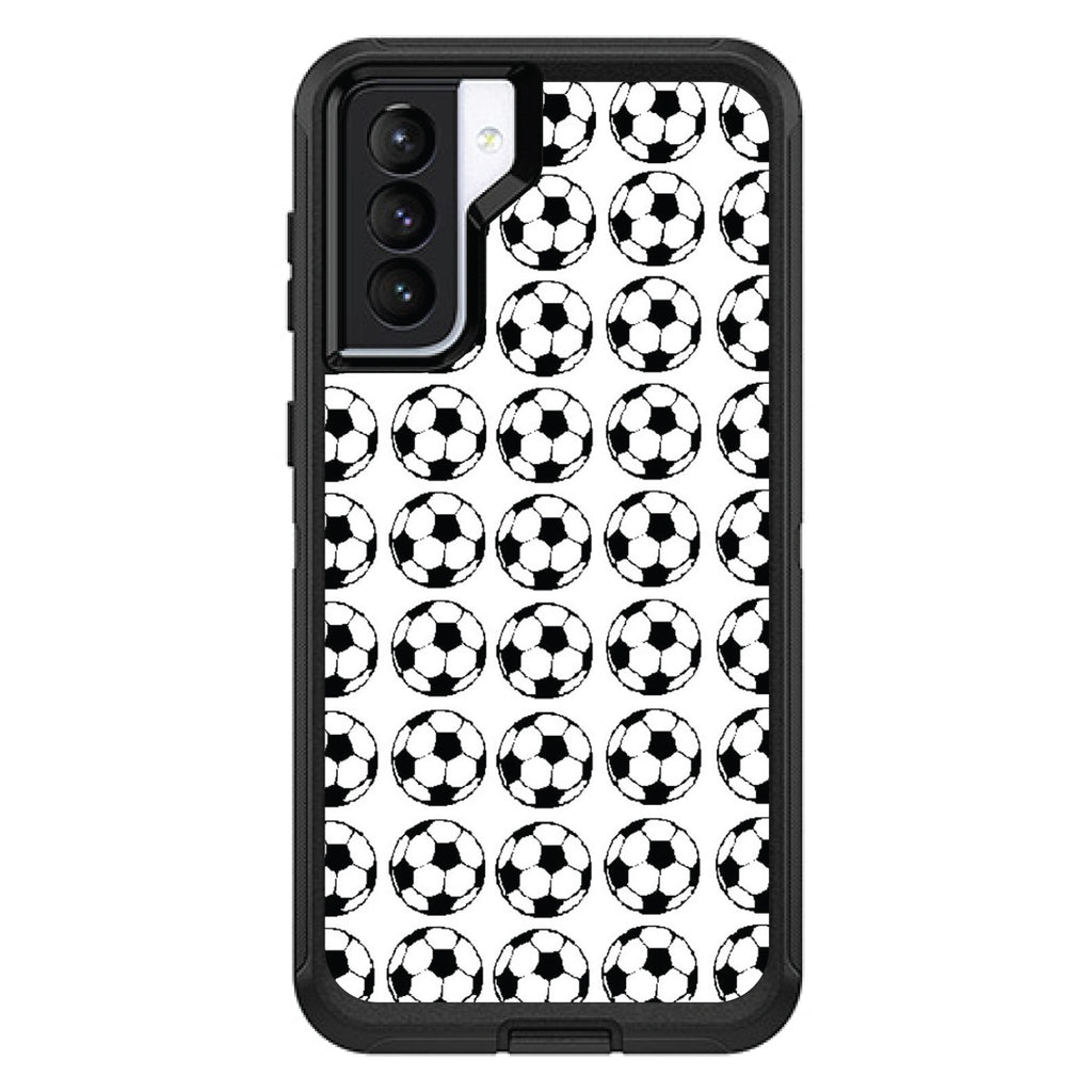 Soccer Balls Drawing OtterBox Defender Case for iPhone & Galaxy, view 5