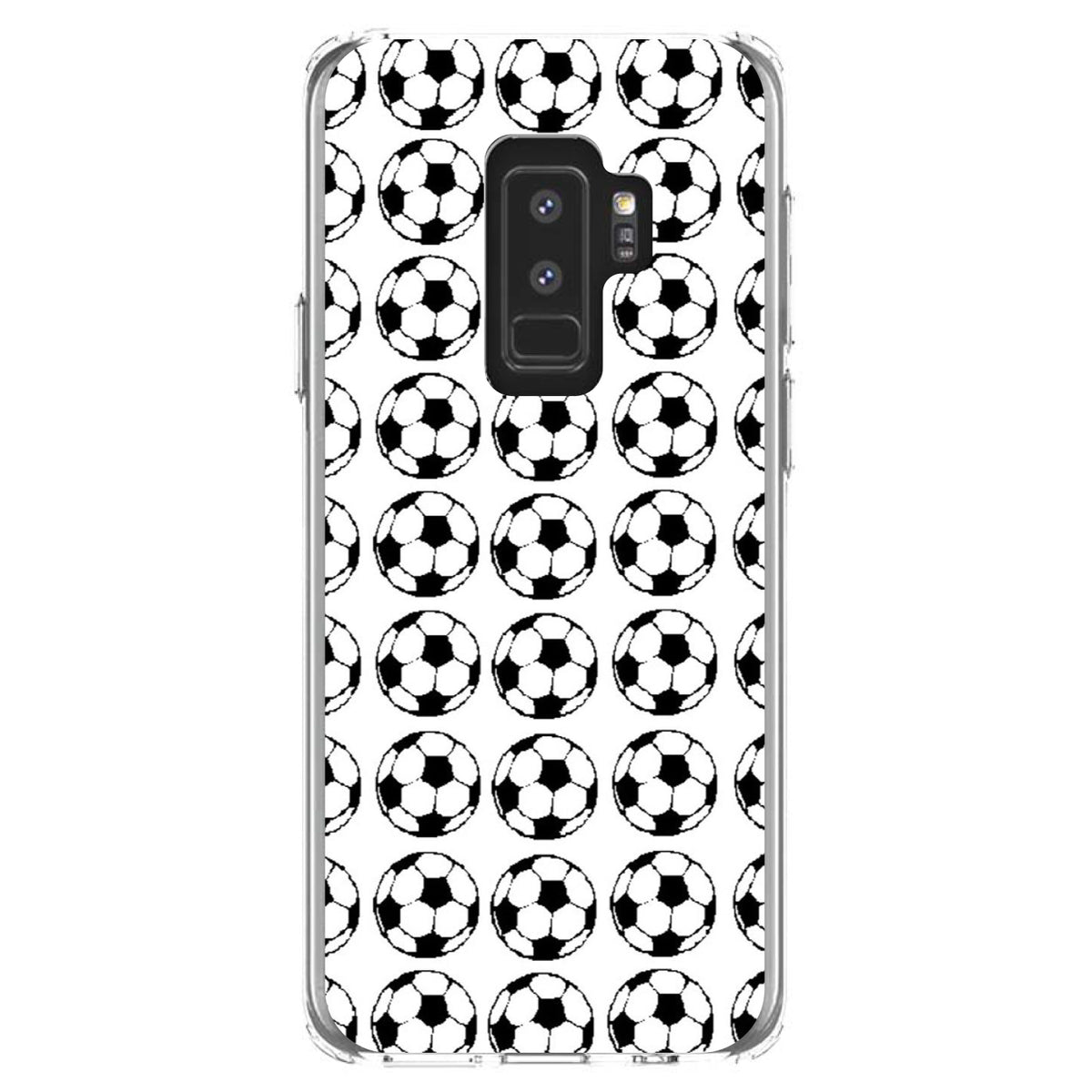 Soccer Balls Drawing Clear Shockproof iPhone Case, view 20