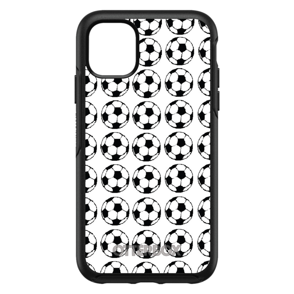 Soccer Balls Drawing OtterBox Symmetry Case for iPhone & Galaxy, view 3