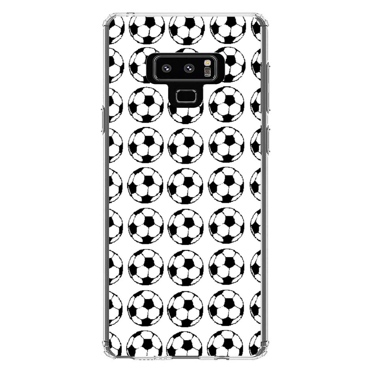 Soccer Balls Drawing Clear Shockproof iPhone Case, view 11