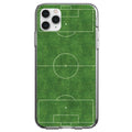 Soccer Field Layout Clear Shockproof iPhone Case