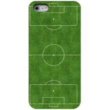DistinctInk® Hard Plastic Snap-On Case for Apple iPhone or Samsung Galaxy - Soccer Field Layout