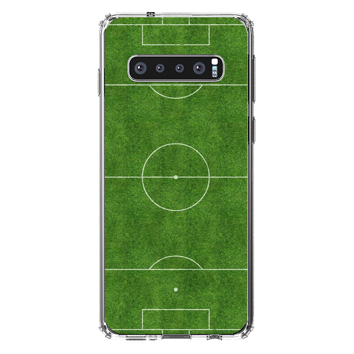 Soccer Field Layout Clear Shockproof iPhone Case, view 16