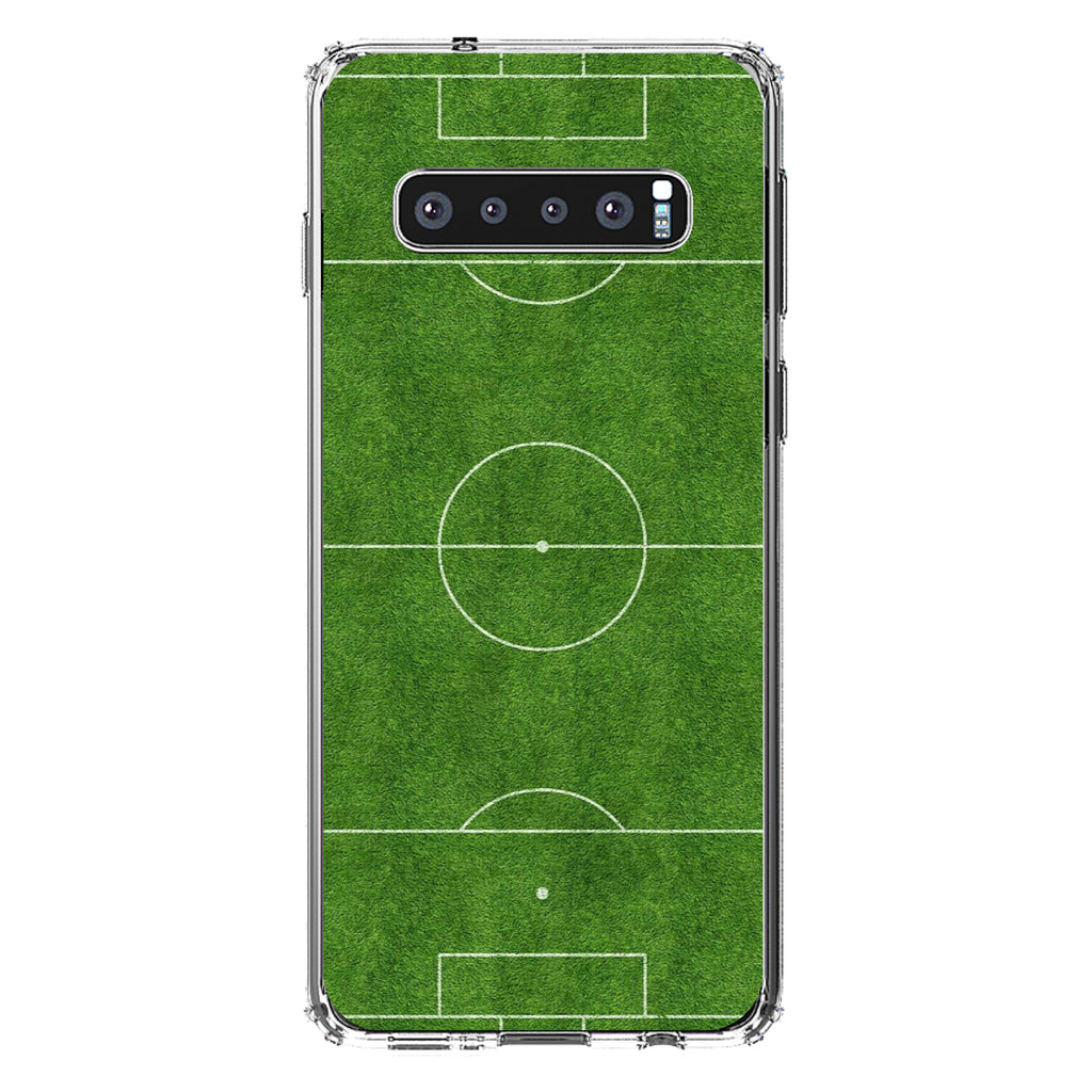 Soccer Field Layout Clear Shockproof iPhone Case, view 17