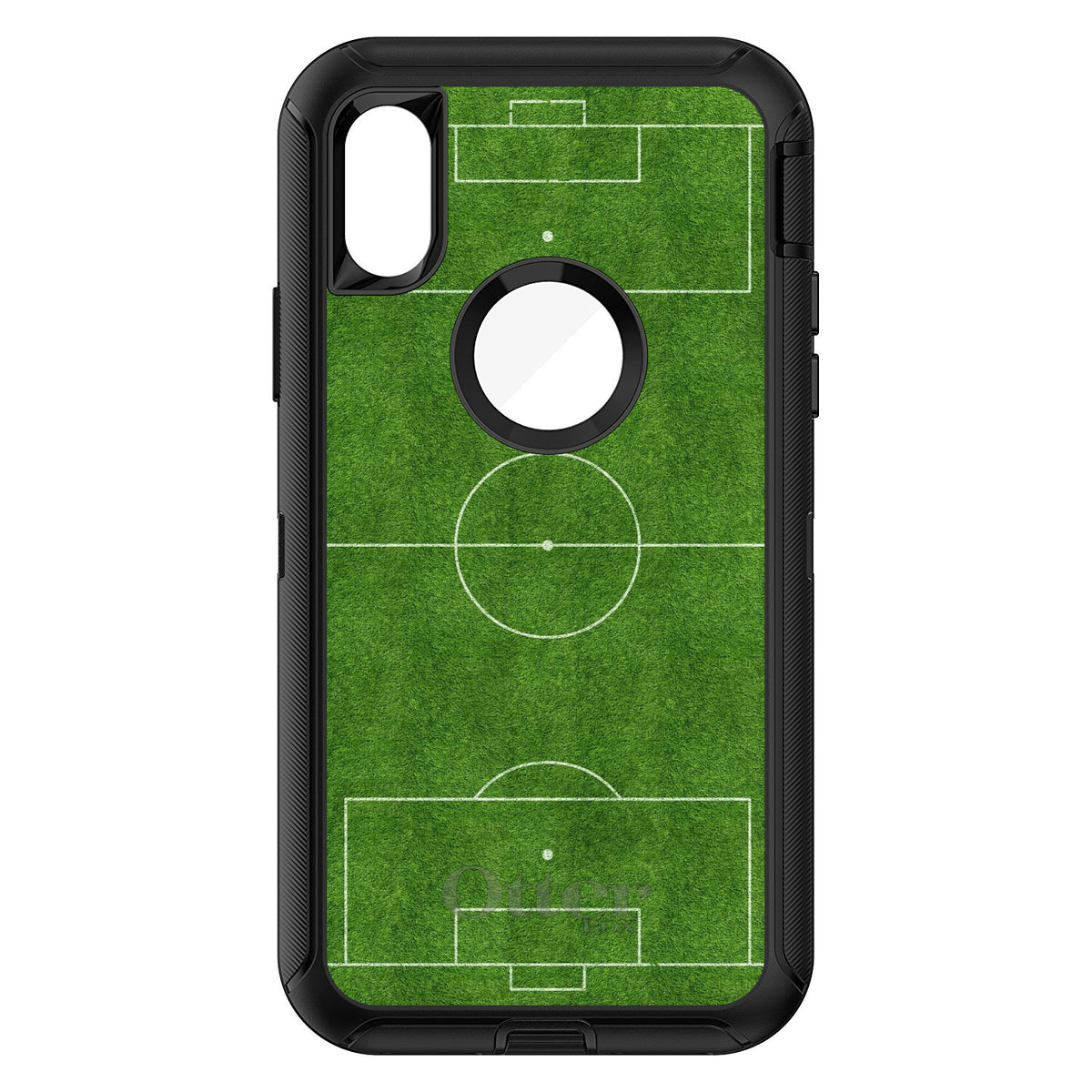 Soccer Field Layout OtterBox Defender Case for iPhone & Galaxy, view 3