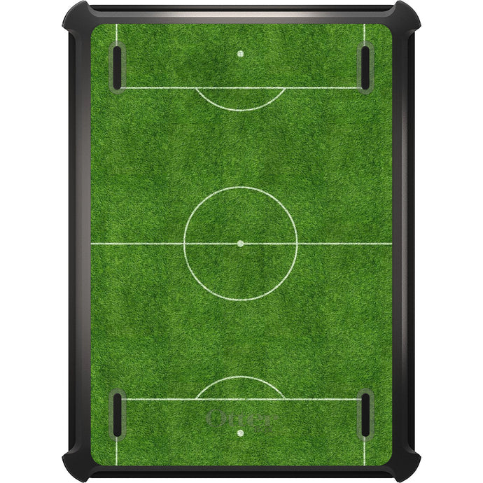 DistinctInk™ OtterBox Defender Series Case for Apple iPad / iPad Pro / iPad Air / iPad Mini - Soccer Field Layout