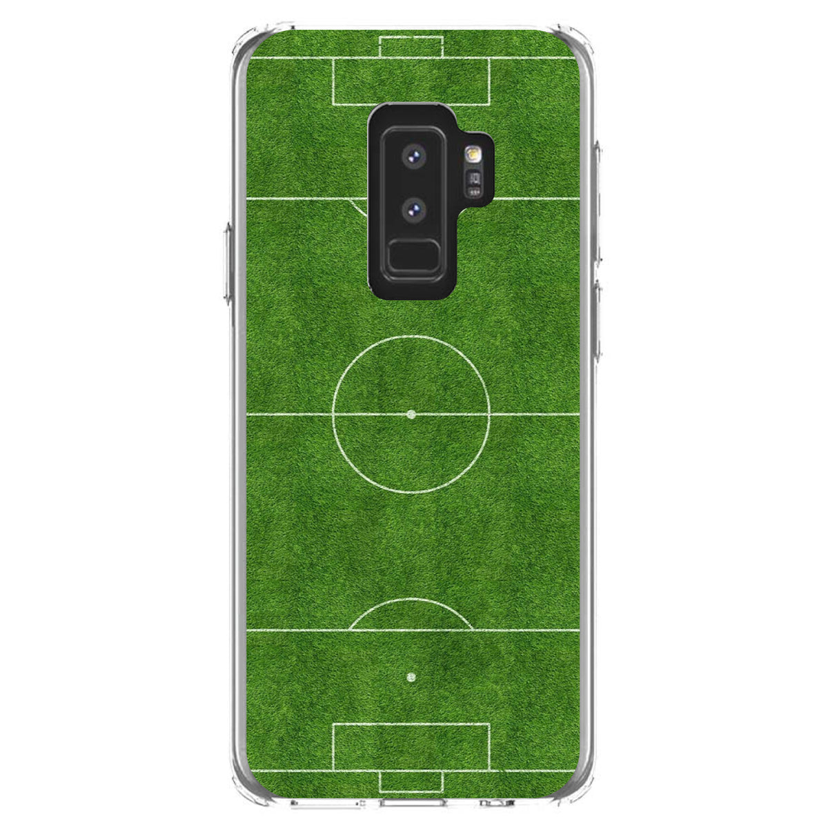Soccer Field Layout Clear Shockproof iPhone Case, view 20