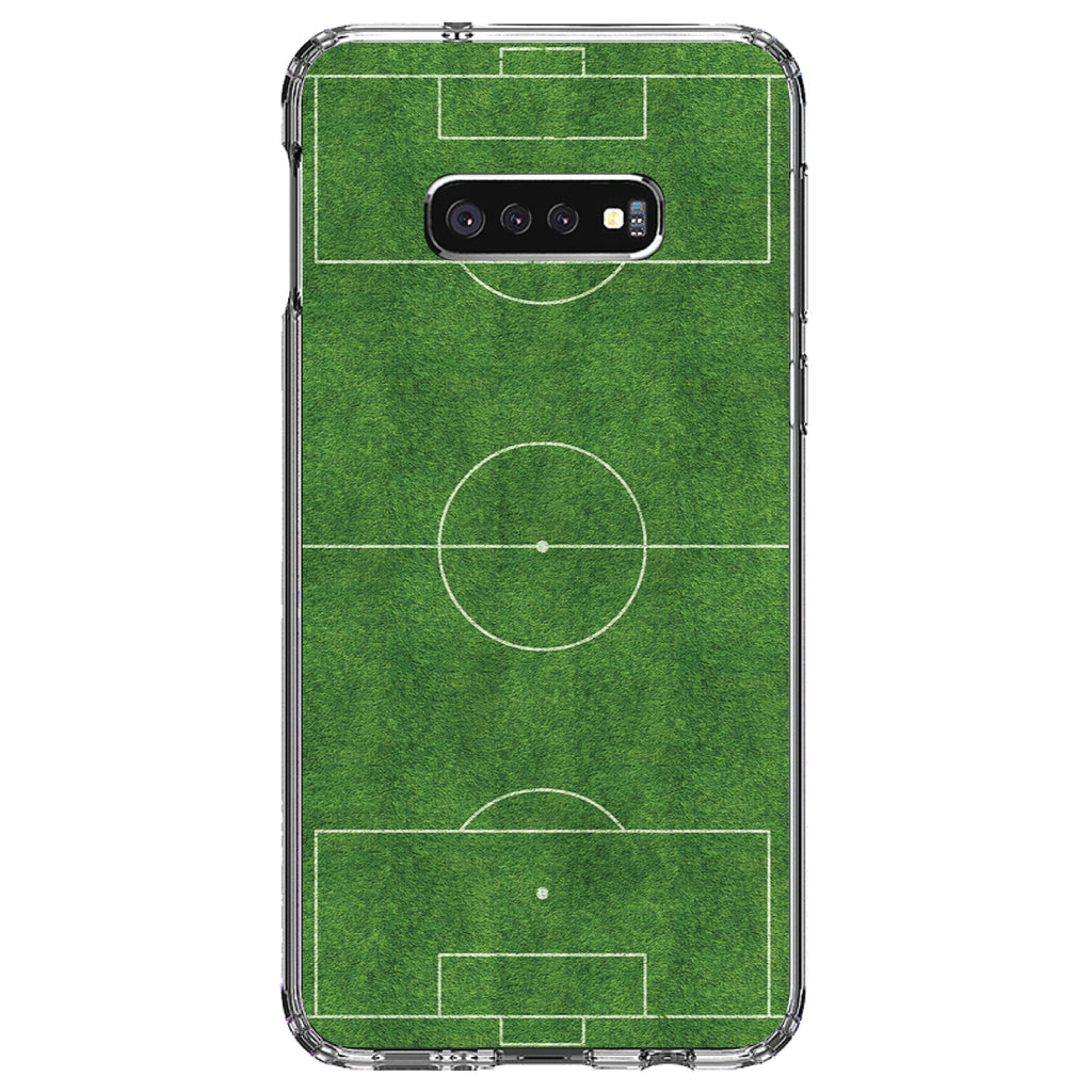Soccer Field Layout Clear Shockproof iPhone Case, view 18