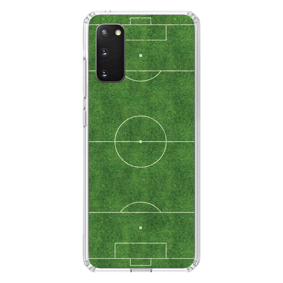 Soccer Field Layout Clear Shockproof iPhone Case, view 15