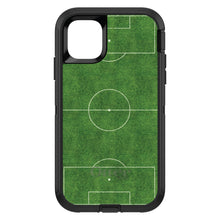 DistinctInk™ OtterBox Defender Series Case for Apple iPhone / Samsung Galaxy / Google Pixel - Soccer Field Layout