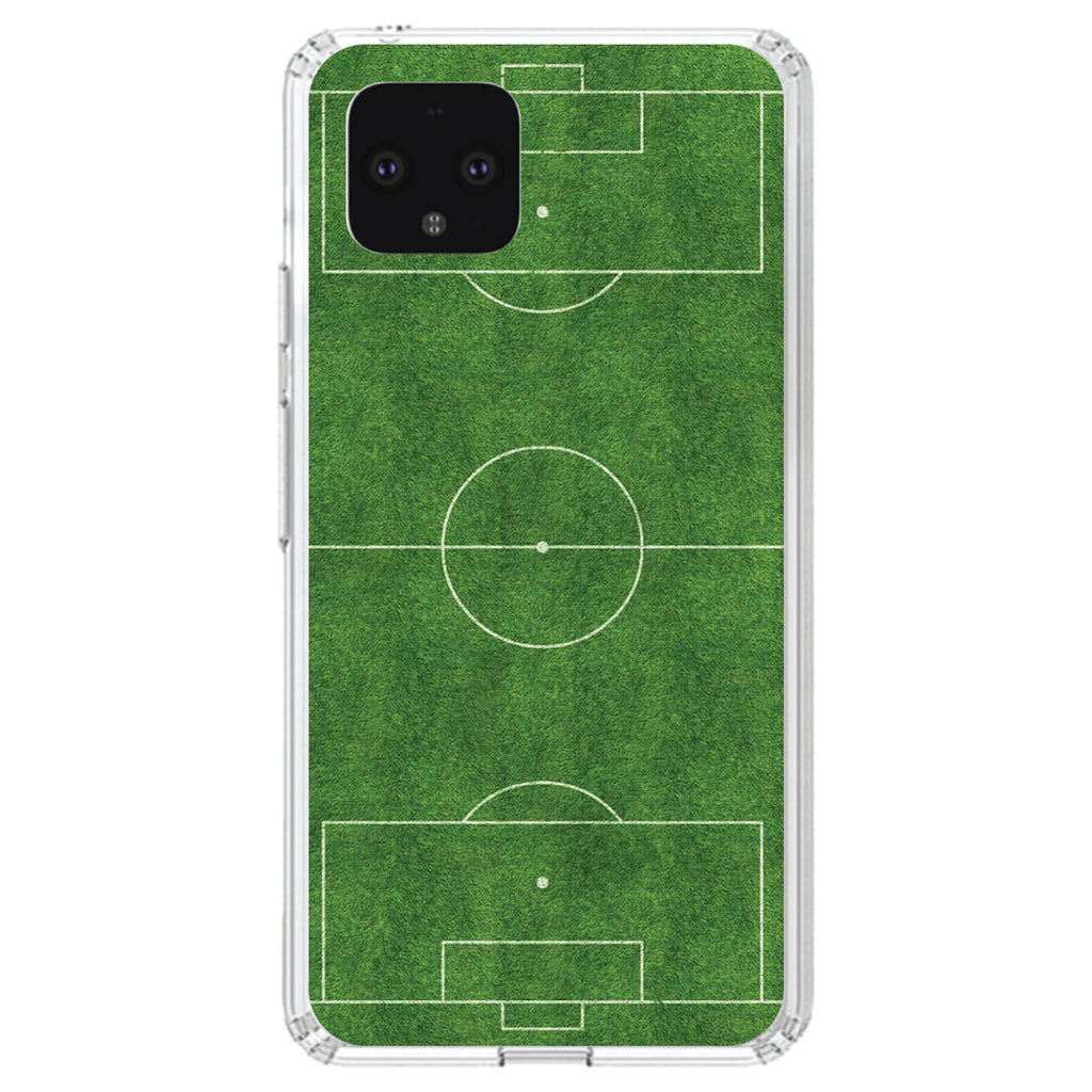 Soccer Field Layout Clear Shockproof iPhone Case, view 23