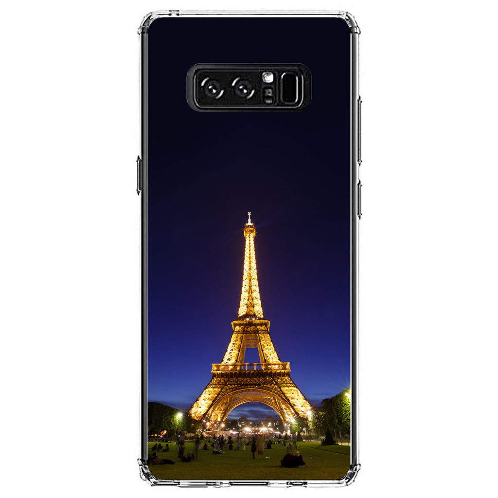 Eiffel Tower Paris Night Clear Shockproof iPhone Case, view 12