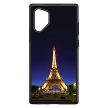 DistinctInk™ OtterBox Symmetry Series Case for Apple iPhone / Samsung Galaxy / Google Pixel - Eiffel Tower Paris Night