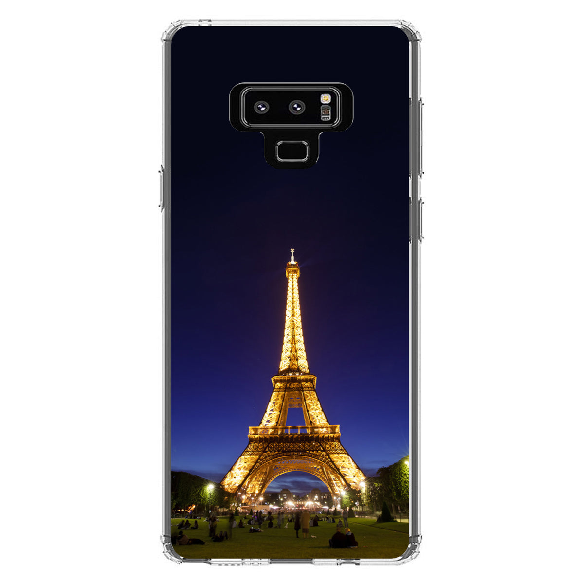 Eiffel Tower Paris Night Clear Shockproof iPhone Case, view 11