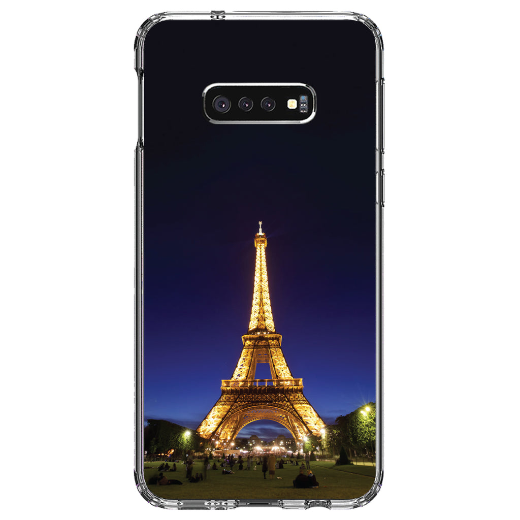 Eiffel Tower Paris Night Clear Shockproof iPhone Case, view 18