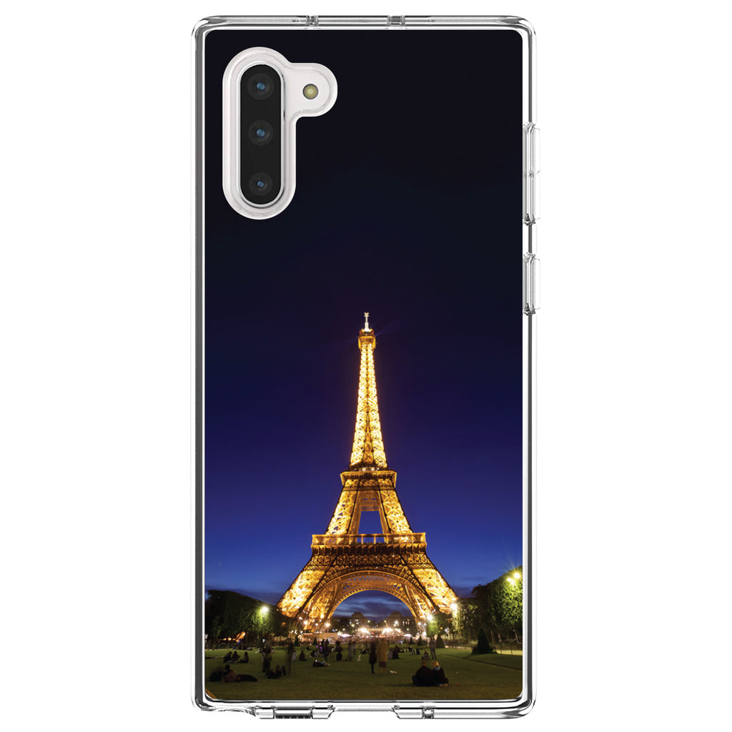 Eiffel Tower Paris Night Clear Shockproof iPhone Case, view 9