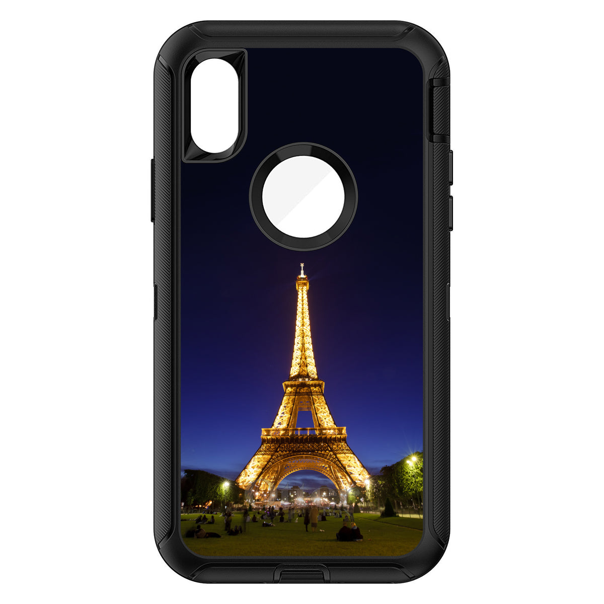 Eiffel Tower Paris Night OtterBox Defender Case for iPhone & Galaxy, view 3