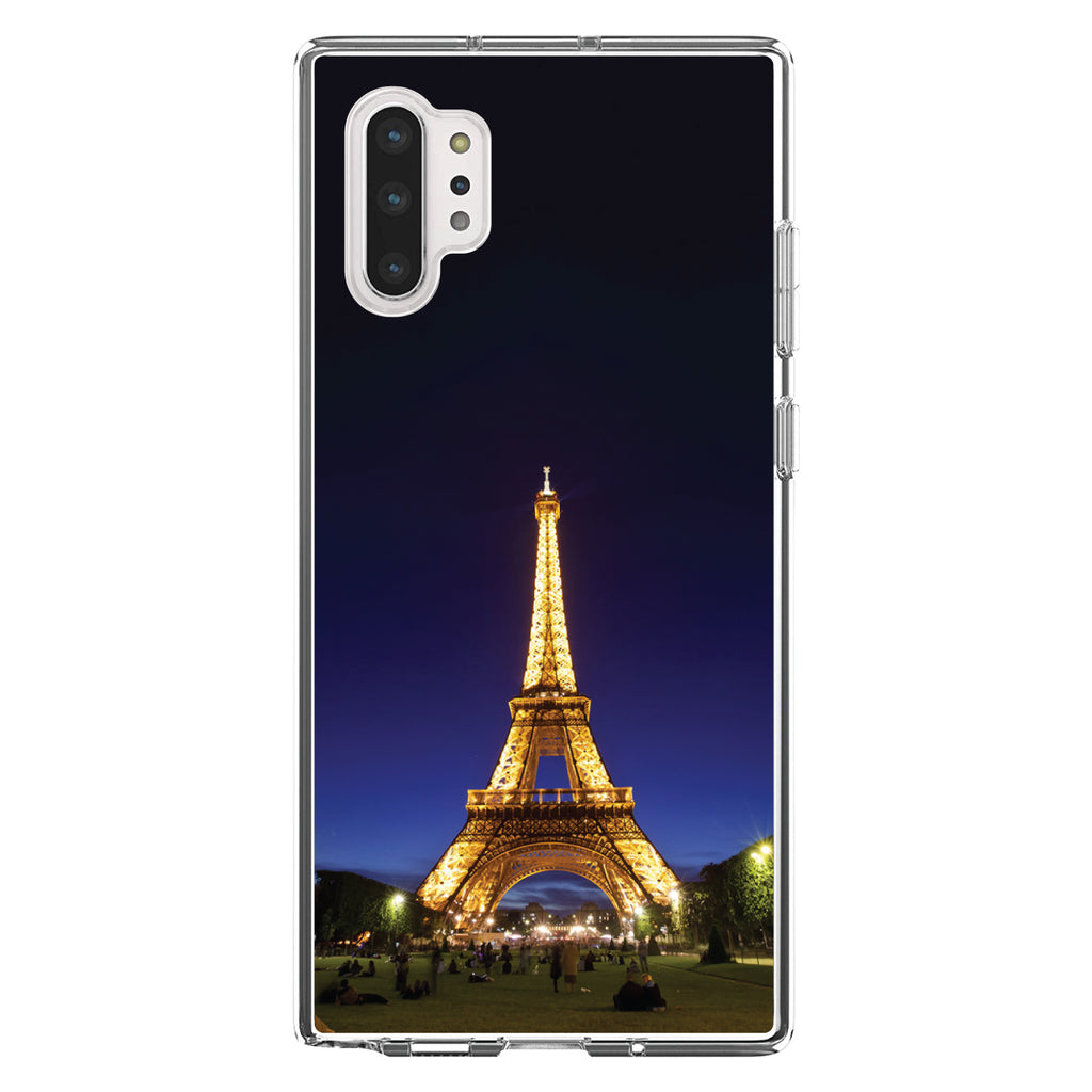 Eiffel Tower Paris Night Clear Shockproof iPhone Case, view 10