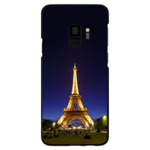 DistinctInk® Hard Plastic Snap-On Case for Apple iPhone or Samsung Galaxy - Eiffel Tower Paris Night