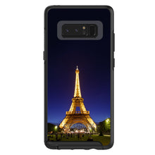 DistinctInk™ OtterBox Symmetry Series Case for Apple iPhone / Samsung Galaxy / Google Pixel - Eiffel Tower Paris Night