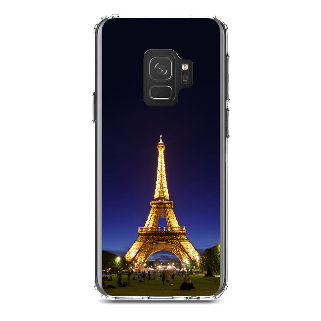 Eiffel Tower Paris Night Clear Shockproof iPhone Case, view 19