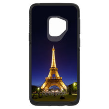 DistinctInk™ OtterBox Symmetry Series Case for Apple iPhone / Samsung Galaxy / Google Pixel - Eiffel Tower Paris Night
