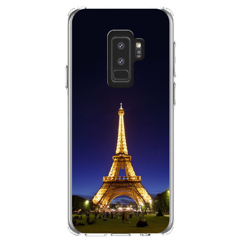 Eiffel Tower Paris Night Clear Shockproof iPhone Case, view 20