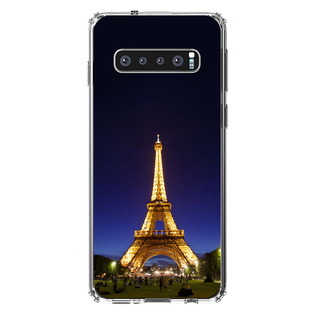 Eiffel Tower Paris Night Clear Shockproof iPhone Case, view 17