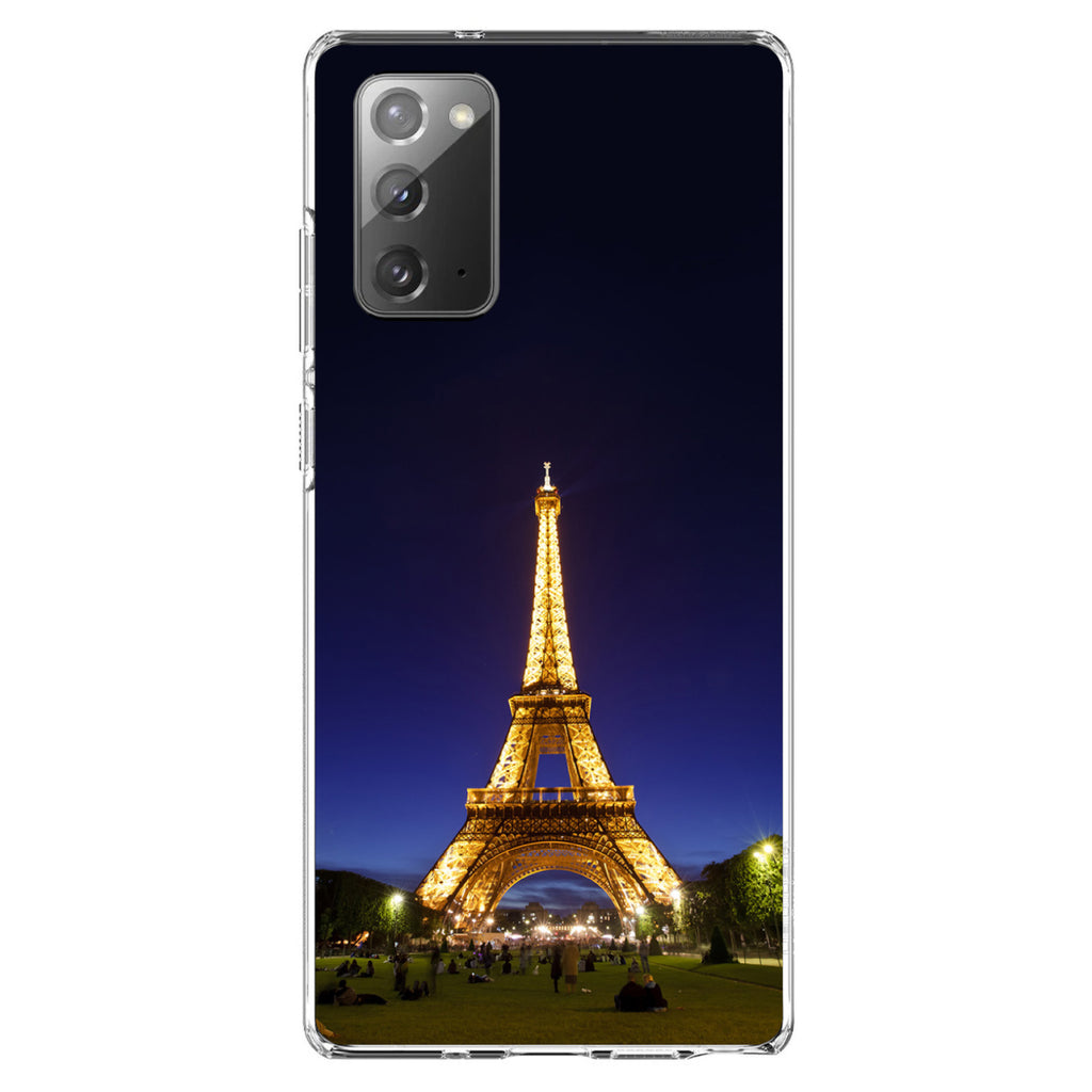 Eiffel Tower Paris Night Clear Shockproof iPhone Case, view 7