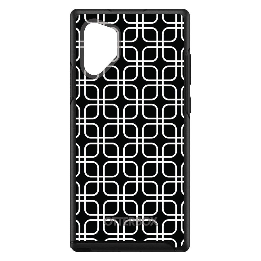 Black White Square Pattern Geometric OtterBox Symmetry Case for iPhone & Galaxy, view 12