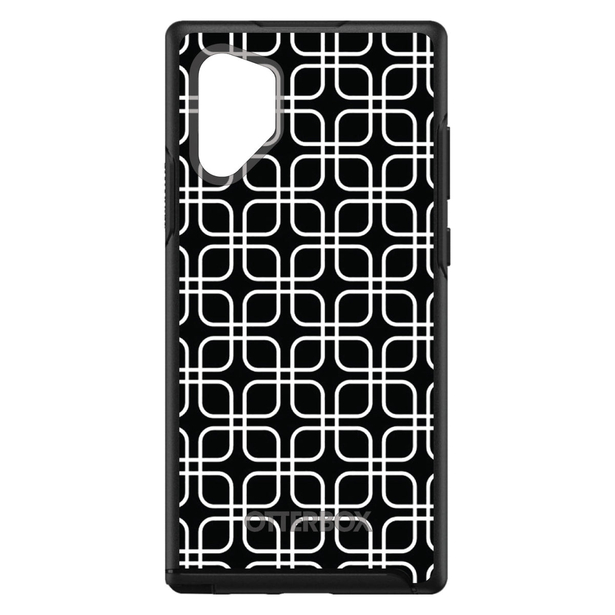 Black White Square Pattern Geometric OtterBox Symmetry Case for iPhone & Galaxy, view 12