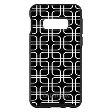 DistinctInk™ OtterBox Symmetry Series Case for Apple iPhone / Samsung Galaxy / Google Pixel - Black White Square Pattern Geometric