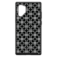 DistinctInk™ OtterBox Symmetry Series Case for Apple iPhone / Samsung Galaxy / Google Pixel - Black White Square Pattern Geometric