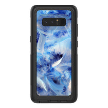 DistinctInk™ OtterBox Commuter Series Case for Apple iPhone or Samsung Galaxy - Blue Feathers