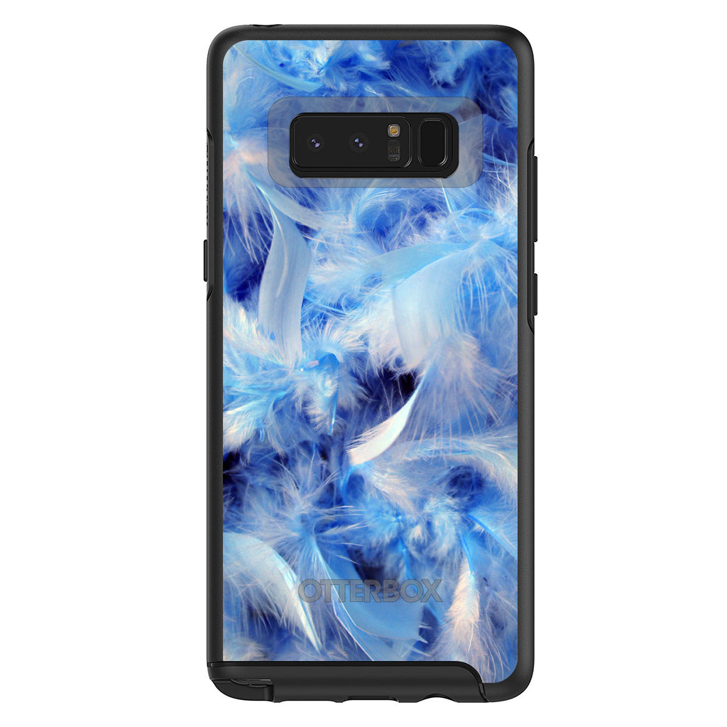 Blue Feathers OtterBox Symmetry Case for iPhone & Galaxy, view 14