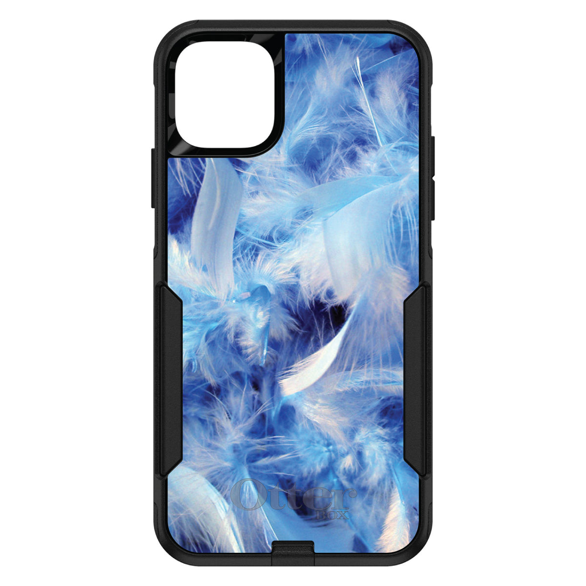 Blue Feathers OtterBox Commuter Case for iPhone & Galaxy, view 2