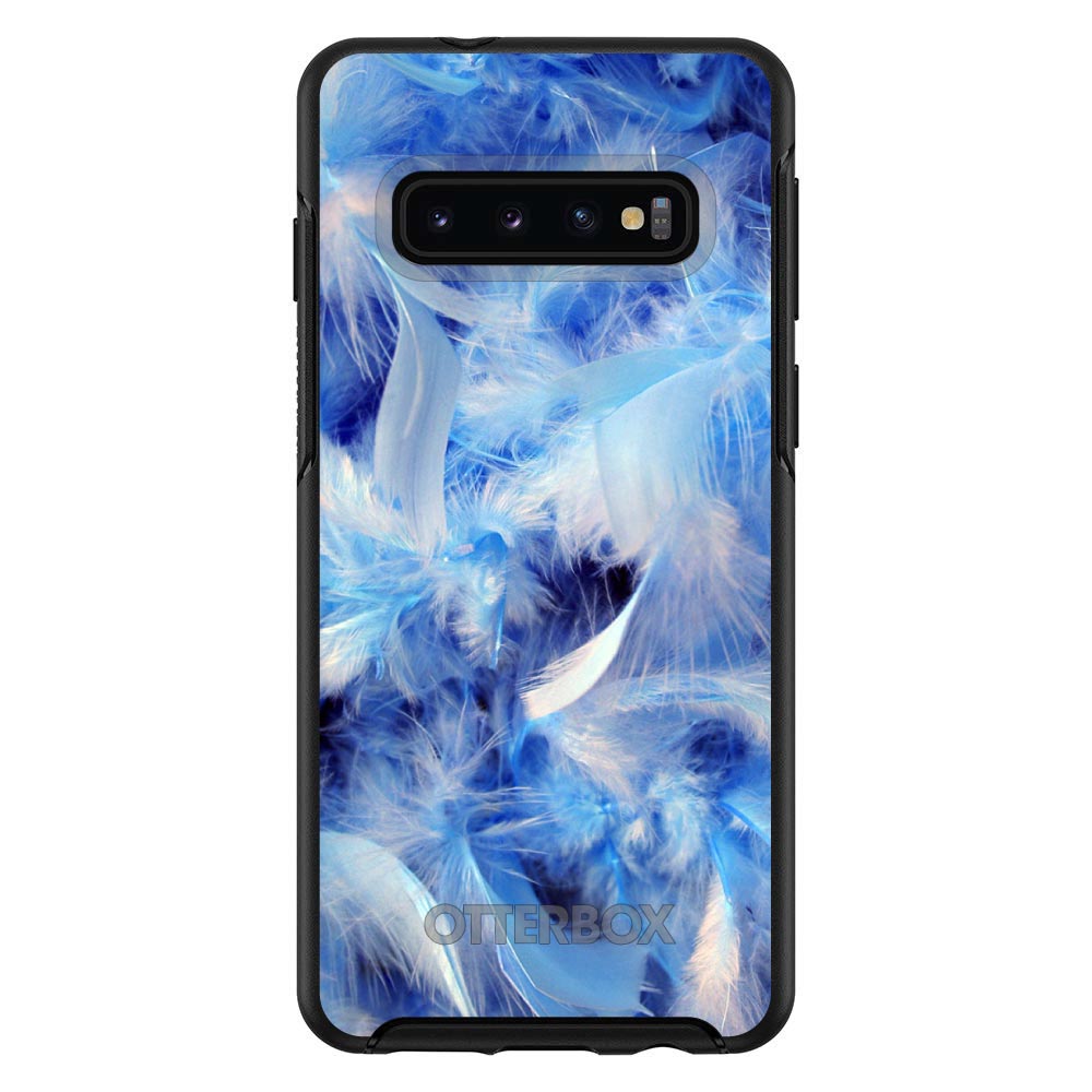 Blue Feathers OtterBox Symmetry Case for iPhone & Galaxy, view 6