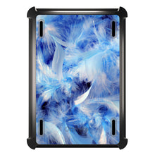 DistinctInk™ OtterBox Defender Series Case for Apple iPad / iPad Pro / iPad Air / iPad Mini - Blue Feathers