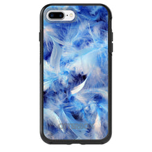 DistinctInk™ OtterBox Symmetry Series Case for Apple iPhone / Samsung Galaxy / Google Pixel - Blue Feathers