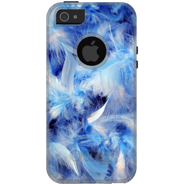 Blue Feathers OtterBox Commuter Case for iPhone & Galaxy, view 5