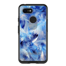 DistinctInk™ OtterBox Symmetry Series Case for Apple iPhone / Samsung Galaxy / Google Pixel - Blue Feathers