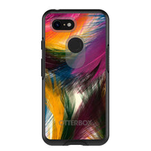 DistinctInk™ OtterBox Symmetry Series Case for Apple iPhone / Samsung Galaxy / Google Pixel - Multi Color Feathers