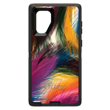 DistinctInk™ OtterBox Defender Series Case for Apple iPhone / Samsung Galaxy / Google Pixel - Multi Color Feathers