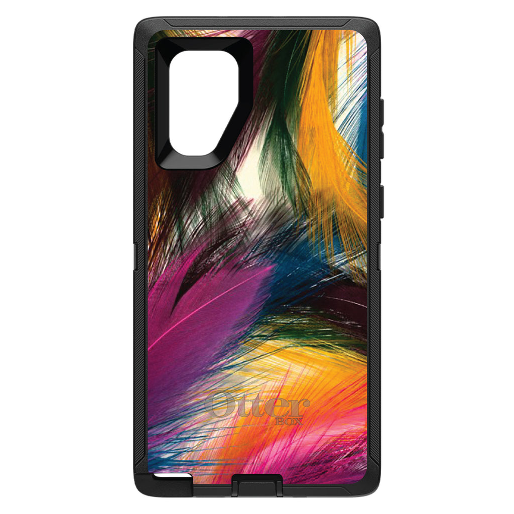 Multi Color Feathers OtterBox Defender Case for iPhone & Galaxy, view 15