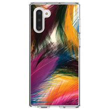 DistinctInk® Clear Shockproof Hybrid Case for Apple iPhone / Samsung Galaxy / Google Pixel - Multi Color Feathers