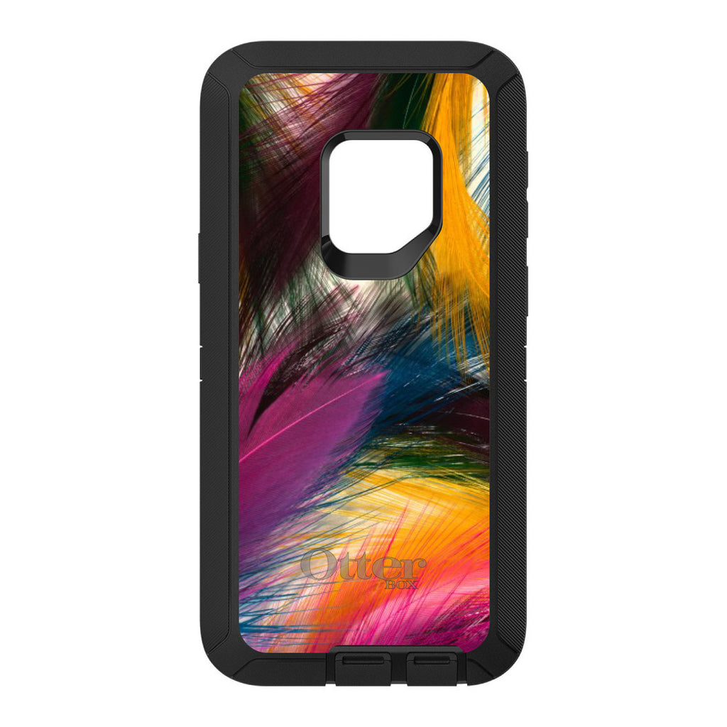 Multi Color Feathers OtterBox Defender Case for iPhone & Galaxy, view 11